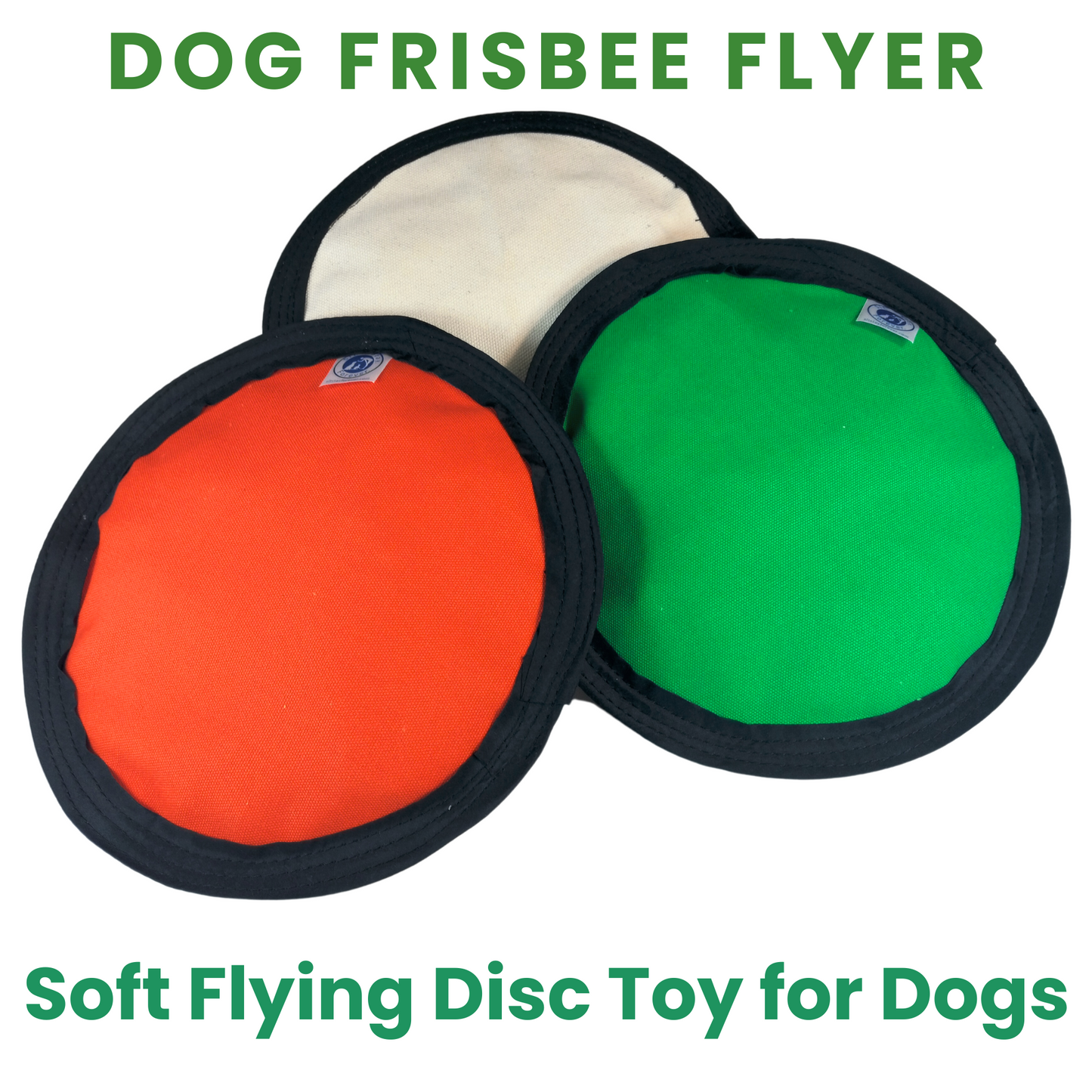 Dog Frisbee – Soft Flying Crinkle Disc Toy for Dogs | Durable, Safe & Chew Resistant