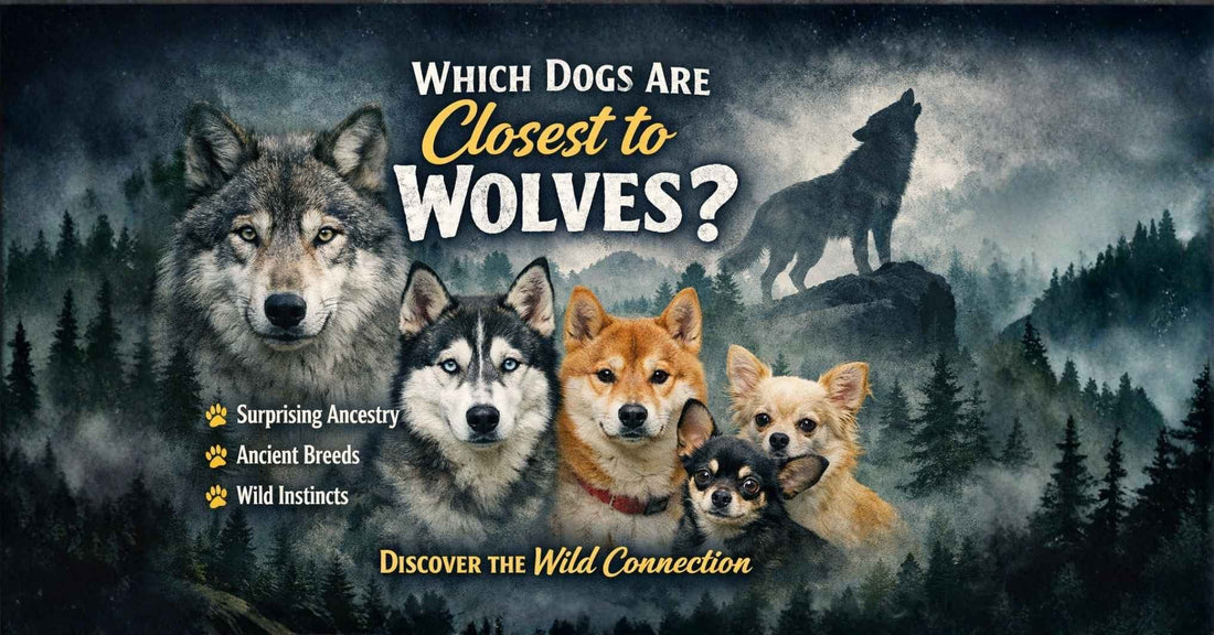 picture of a number of wolf like dogs with the copy Which Dogs are Closest to Wolves