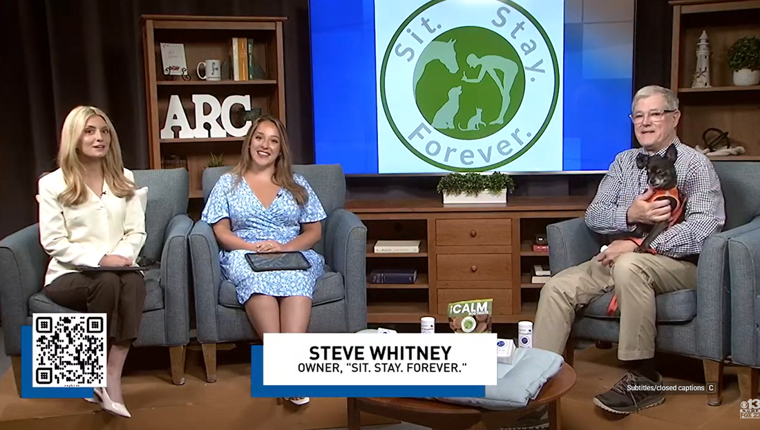 Sit Stay Forever on TV Morning Show- WGME Channel 13 Portland Maine