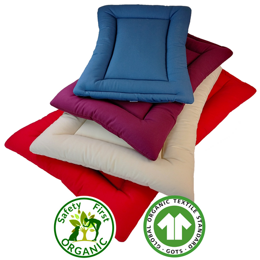 Organic Cotton  Square Dog Bed