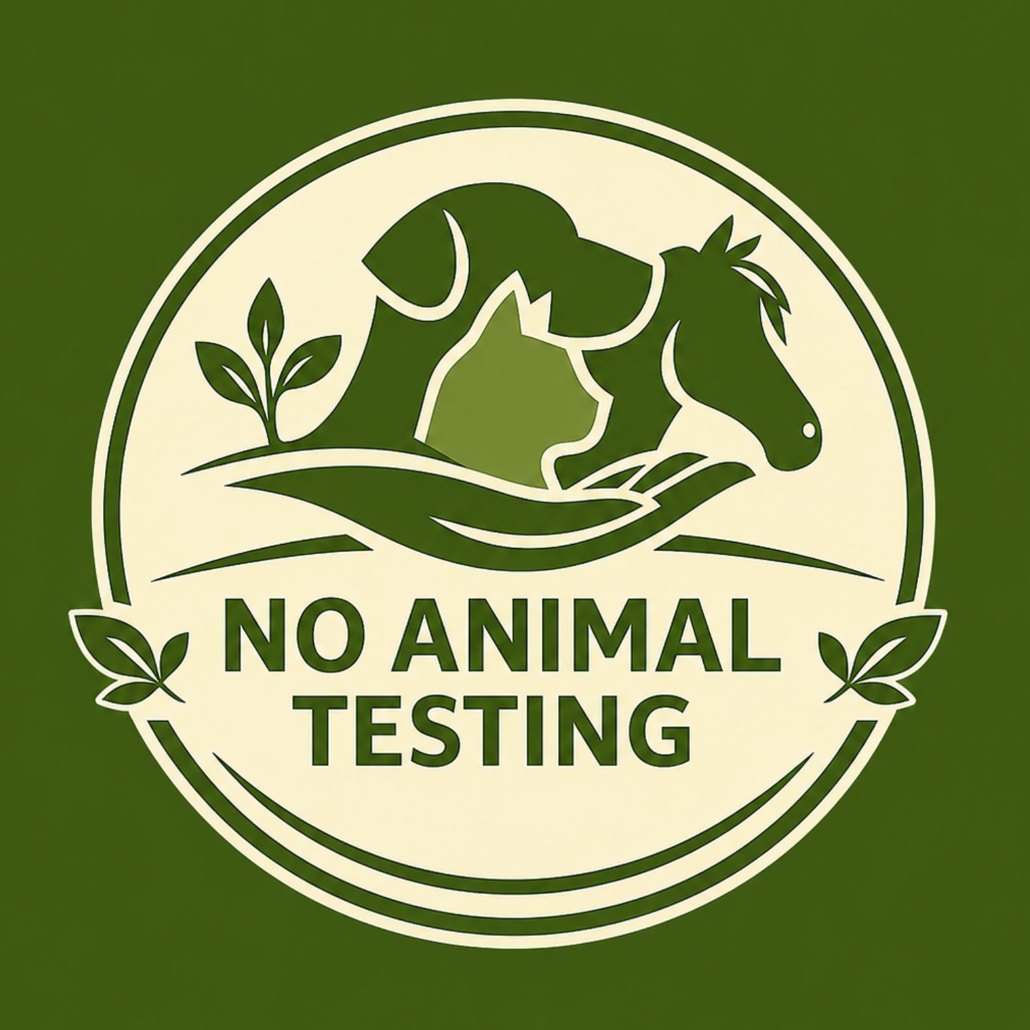 Cruelty-free badge - Sit Stay Forever products are never tested on animals