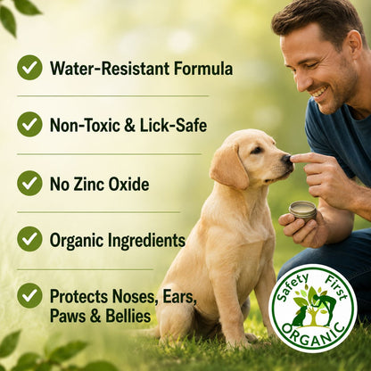 Organic Zinc-Free Sunscreen & Moisturizer for Dogs & Cats – 2 oz | Made in Maine