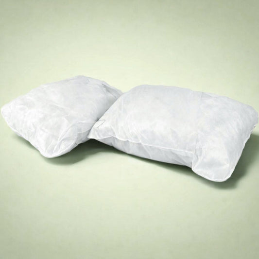 Two white  inner pillows for Sit Stay Forever round dog bed.
