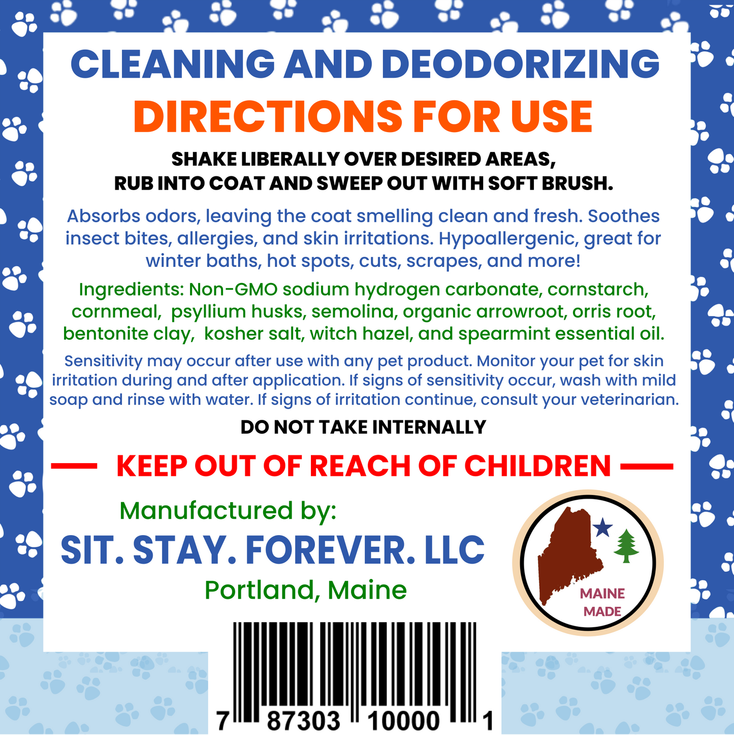 Pet Dry Shampoo