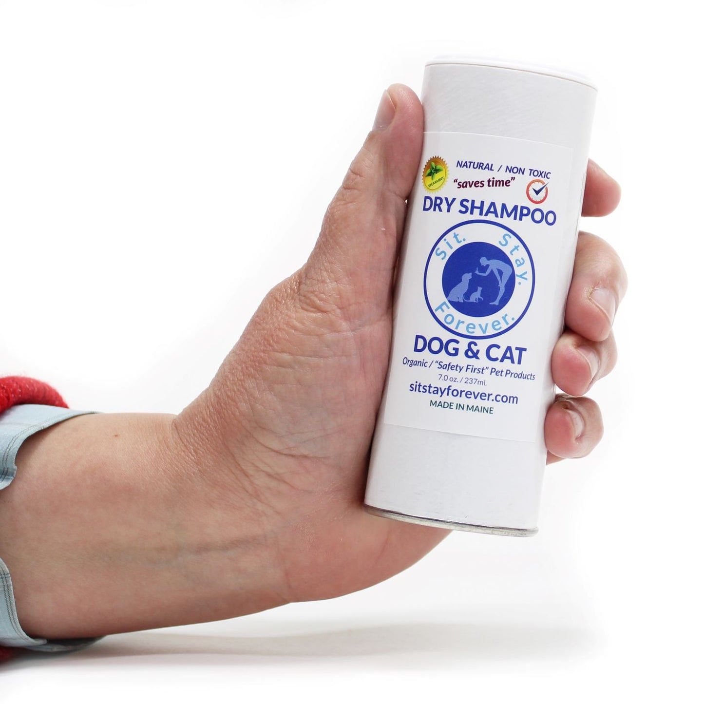 Organic Dry Powder Shampoo for Dogs & Cats – No-Rinse, Hypoallergenic & Non-Toxic