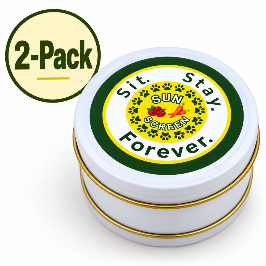 Organic Zinc-Free Sunscreen & Moisturizer for Dogs & Cats – 2 oz | Made in Maine