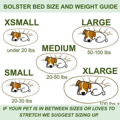 Organic Cotton Round Dog Bed