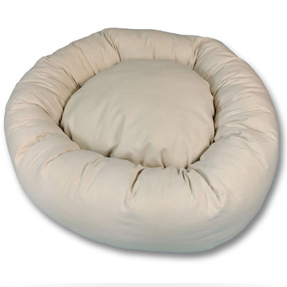 Organic Cotton Round Dog Bed
