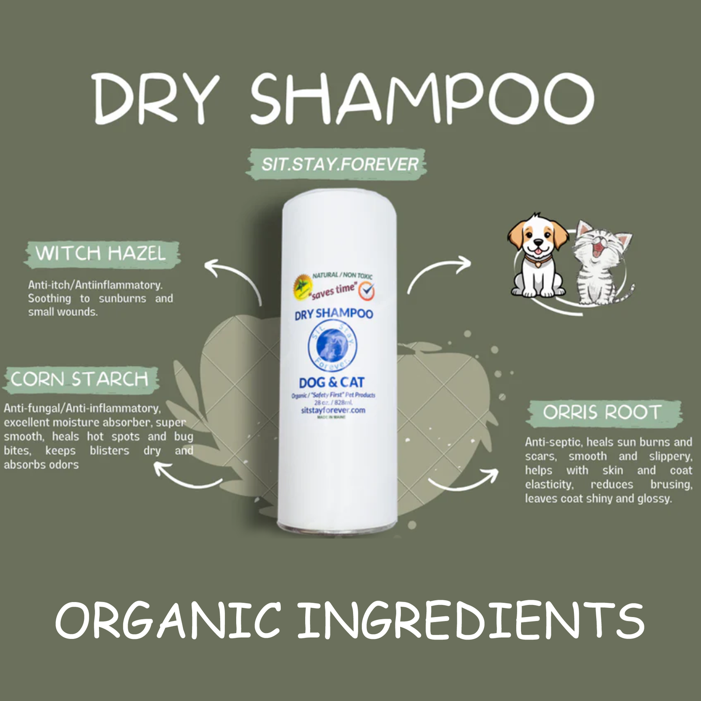 Pet Dry Shampoo