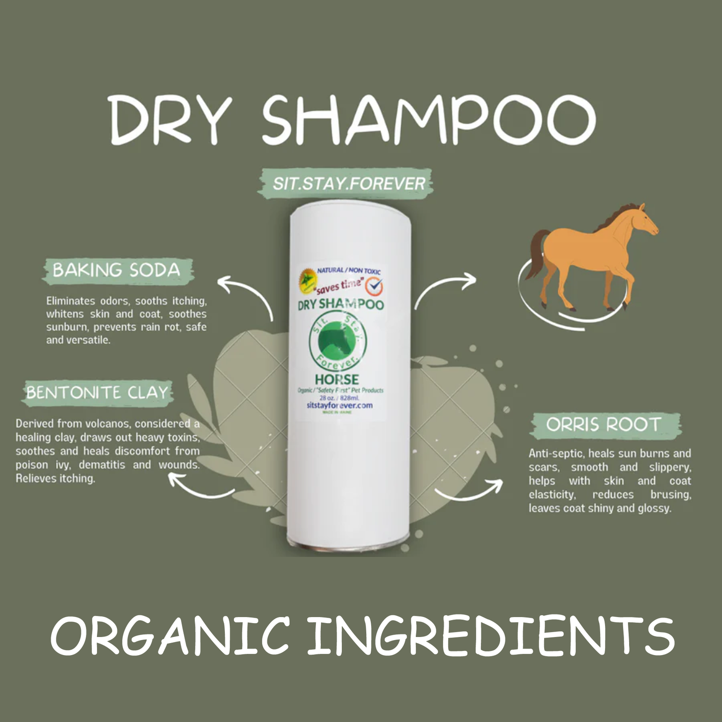 Dry Shampoo for Horses