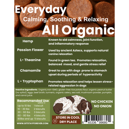 Hemp Calm Dog Treats – Organic Stress & Anxiety Relief  Everyday Treats