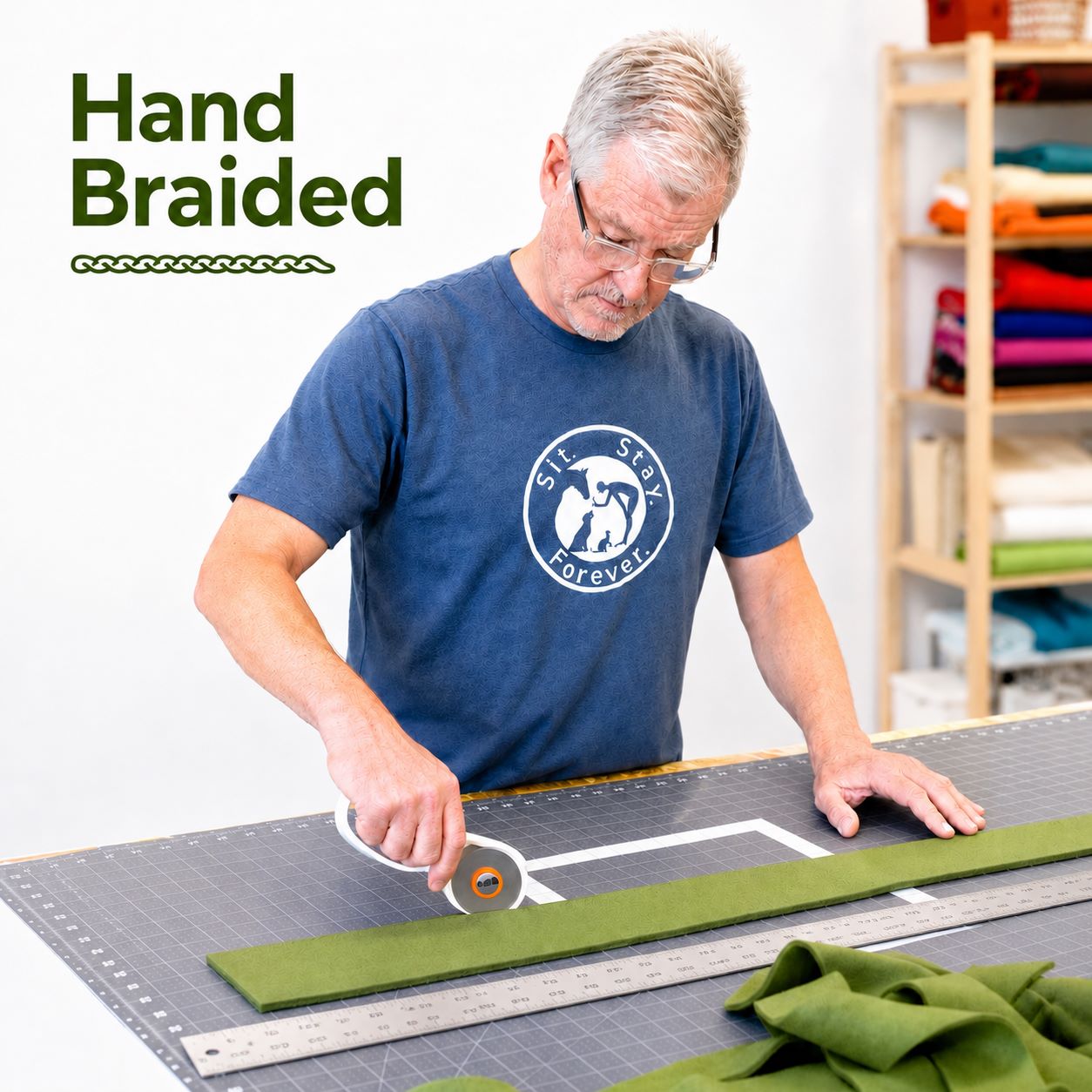 Hand-Braided Fleece Dog Toy — Safe, Chemical-Free & Built to Last