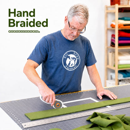 Hand-Braided Fleece Dog Toy — Safe, Chemical-Free & Built to Last