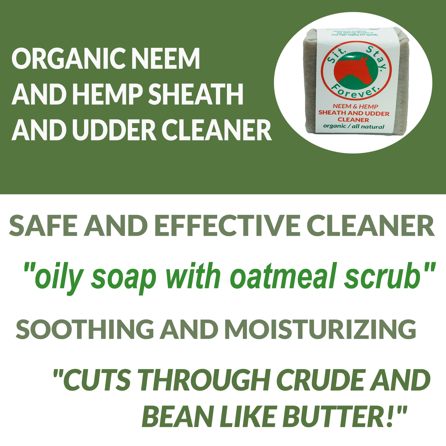 Sheath and Udder Cleaner with Neem and Hemp