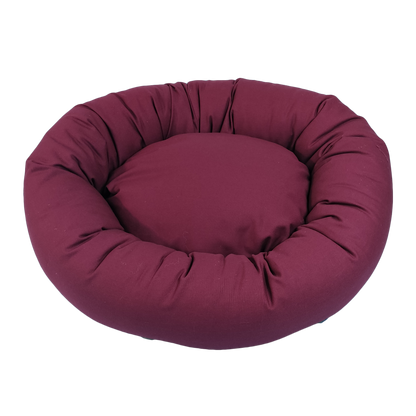 Organic Cotton Round Dog Bed