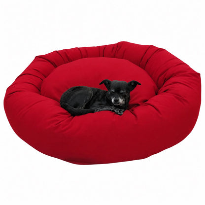 Organic Cotton Round Dog Bed