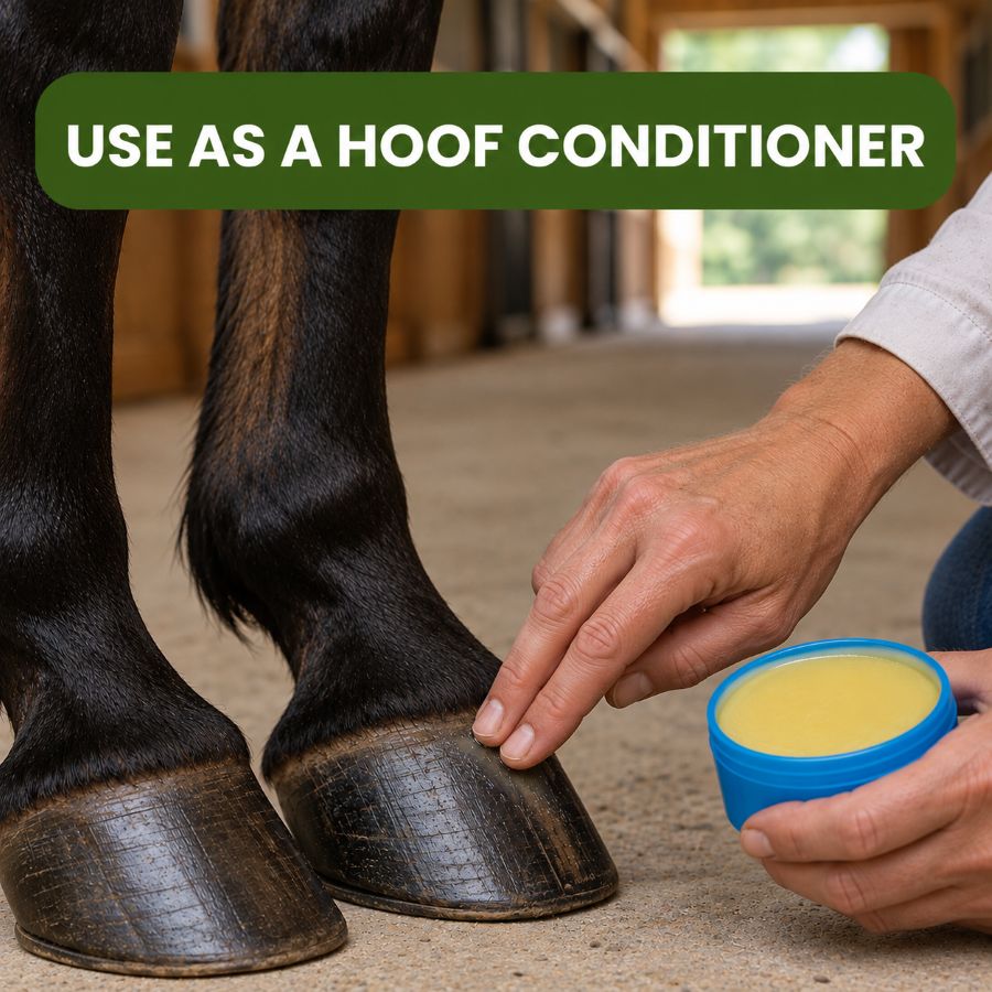 Lanolin, Neem & Calendula Natural Horse Balm for Skin & Hooves