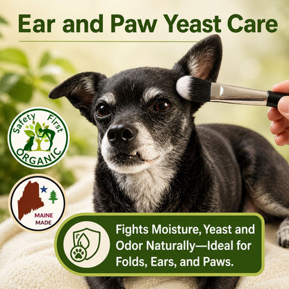 Organic Dry Shampoo for Dogs & Cats | No-Rinse, Waterless, Hypoallergenic Pet Grooming Powder