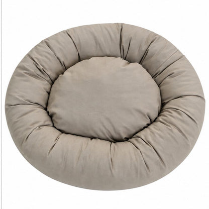 Organic Cotton Round Dog Bed