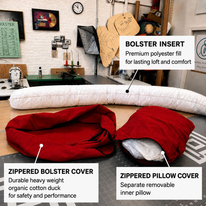 Organic Cotton Round Dog Bed