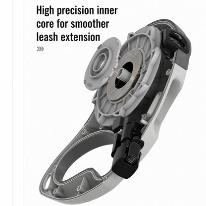 Inside of a retractable dog leash spring core