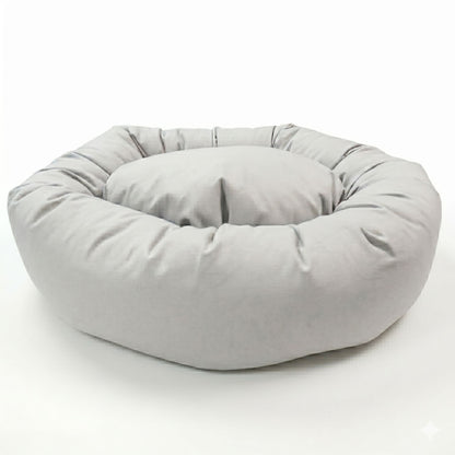 Organic Cotton Round Dog Bed